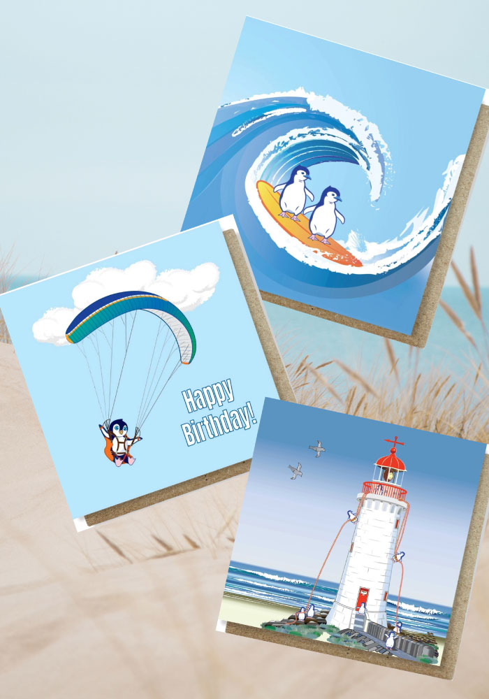 greeting cards coastal design