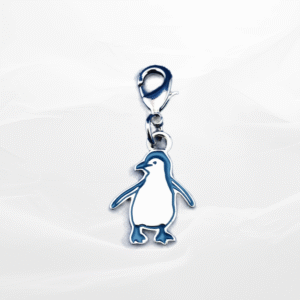 Penguin Zipper Charm-Blue - Image 4