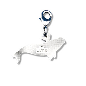 Southern Right Whale zipper charm Reverse