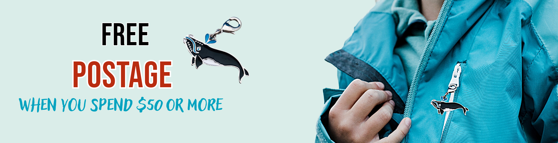 Free postage banner