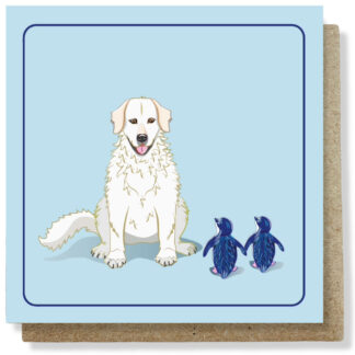 Maremma Penguin Guardian card
