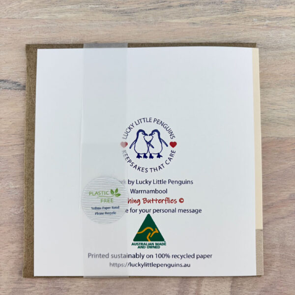 Echidna Catching Butterflies Card - Image 5