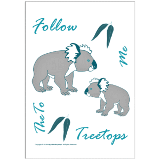 cotton koala tea towel