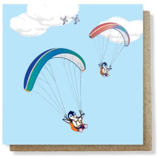 paragliding penguins card