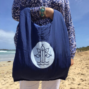 Ecosilk Shopping Bag - Navy