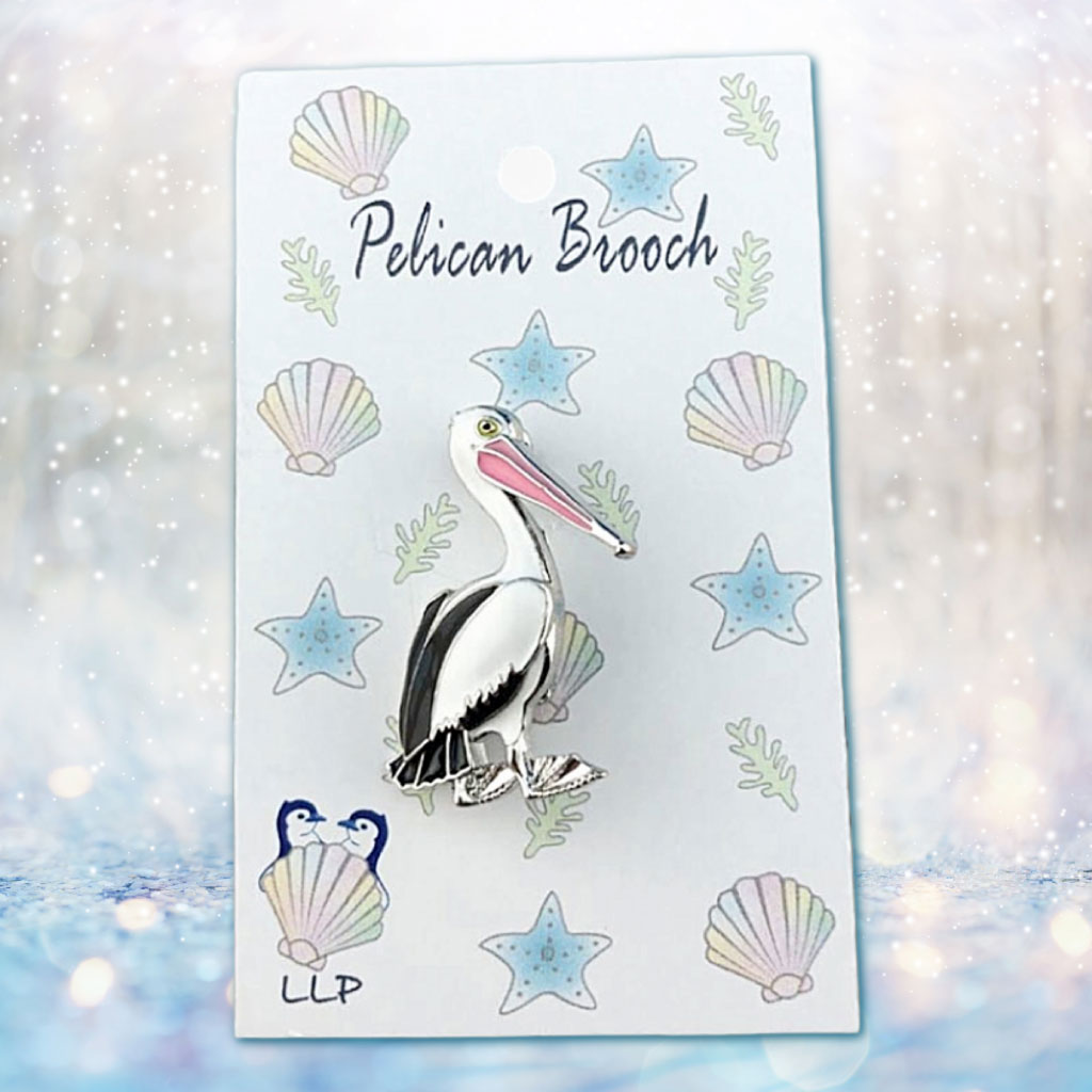 pelican brooch Christmas gift
