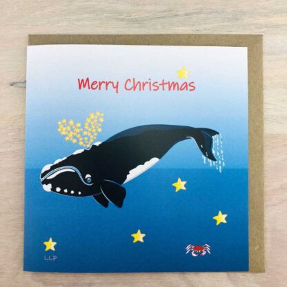 Southern Right Whale Christmas card