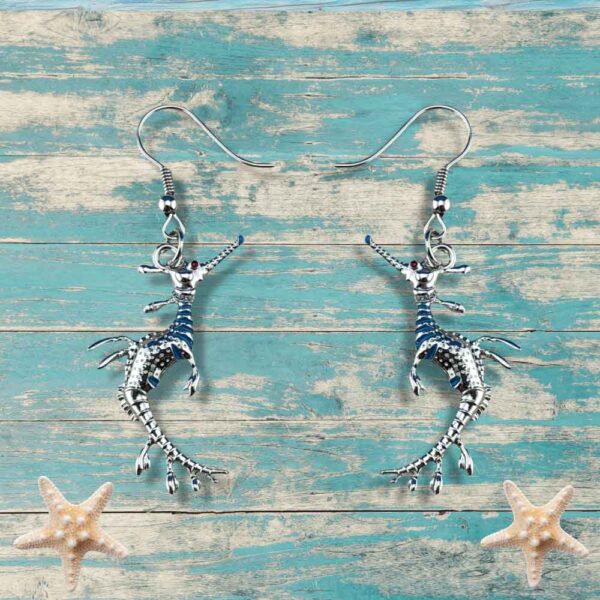 seadragon earrings coastal vibe