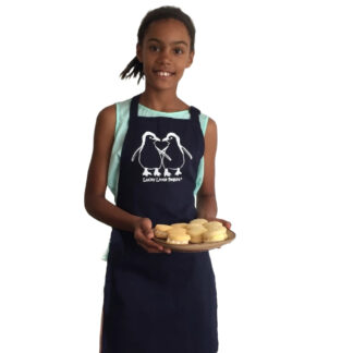 Kids Lucky Little Penguins apron