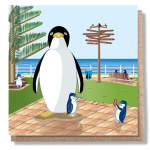 The Big Penguin greeting card.