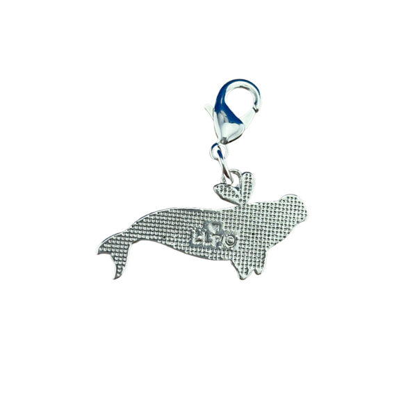 Southern Right Whale charm reverse