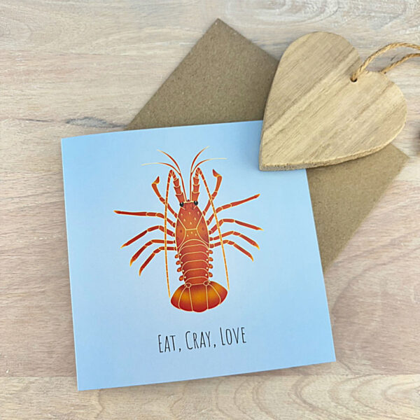 Eat, Cray, Love Card - Image 4
