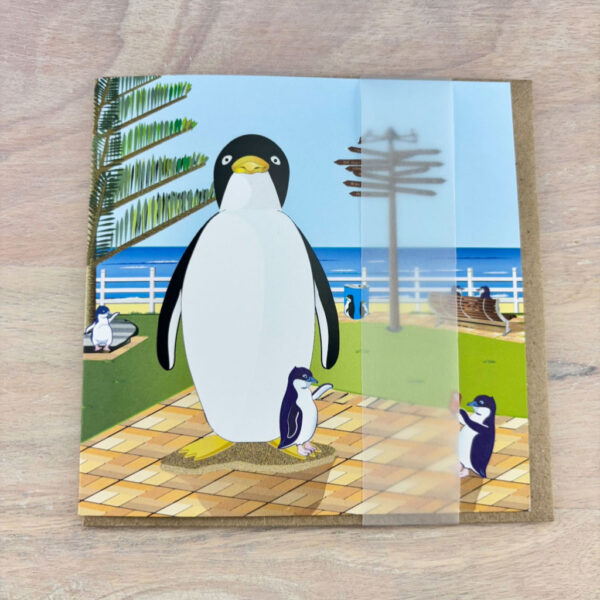 The Big Penguin card with belly band