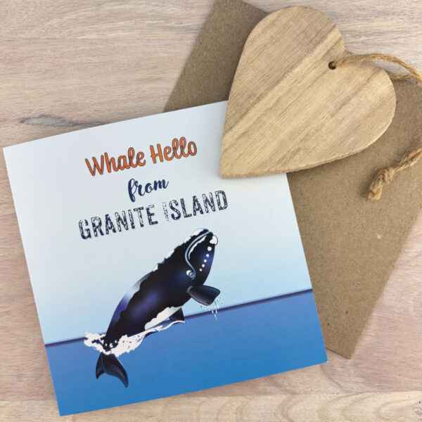 Whale Hello Granite Island Card - Image 2