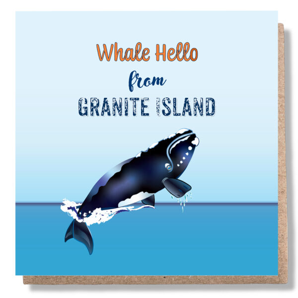 Whale Hello Granite Island Card