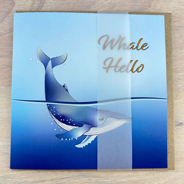 Whale Hello Greeting Card - Image 3