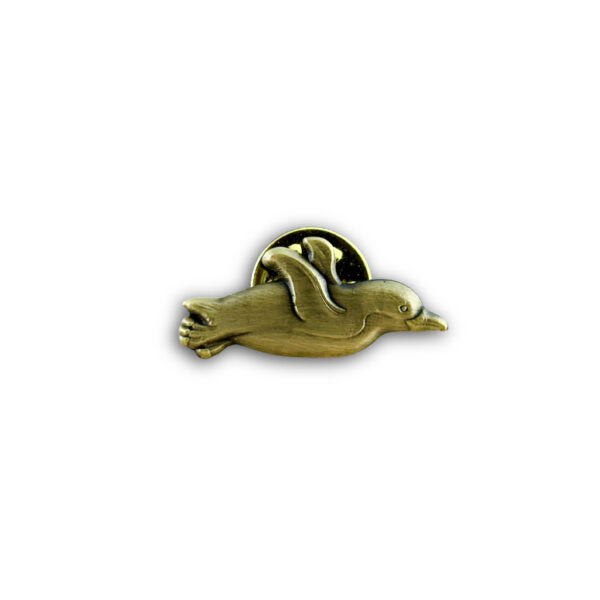 Penguin Brass Lapel Pin