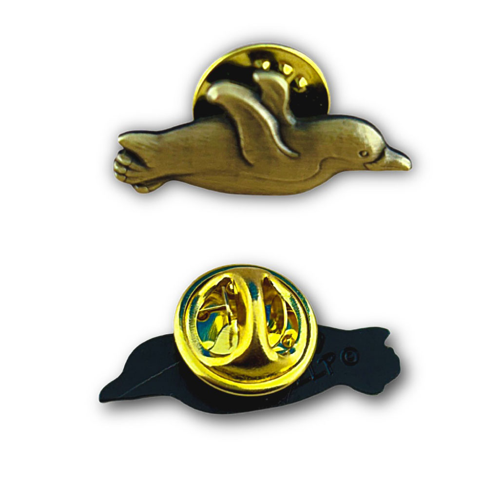 Penguin Brass Lapel Pin - Image 4