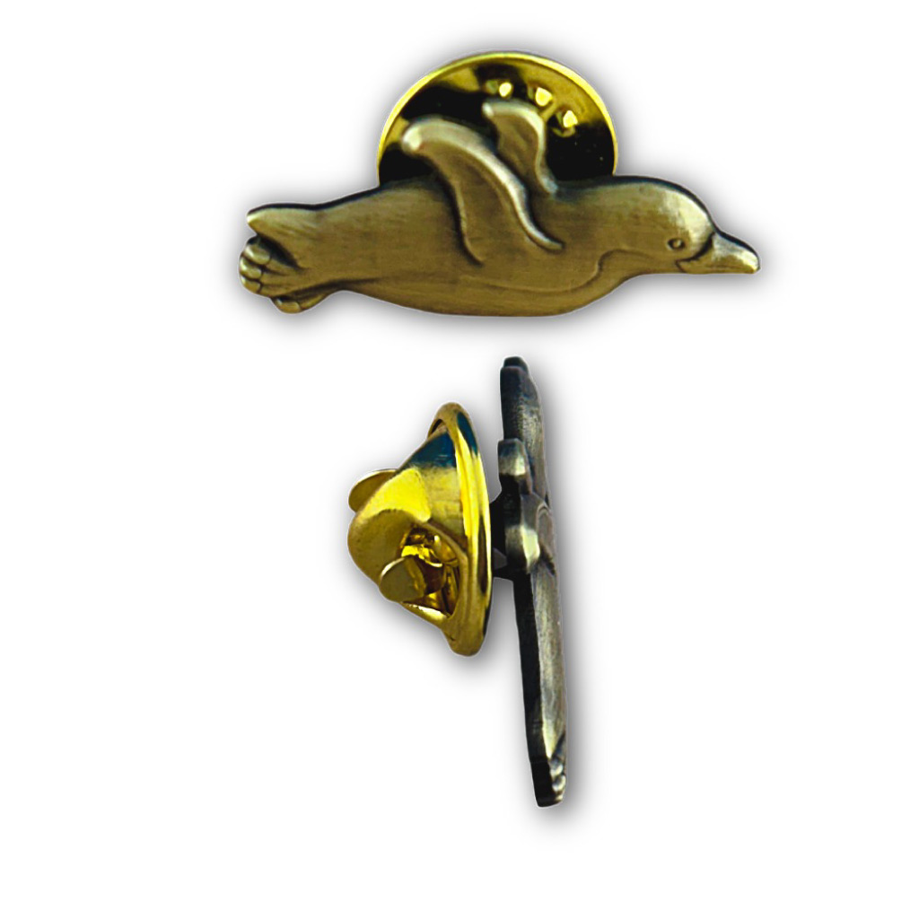 Penguin Brass Lapel Pin - Image 5