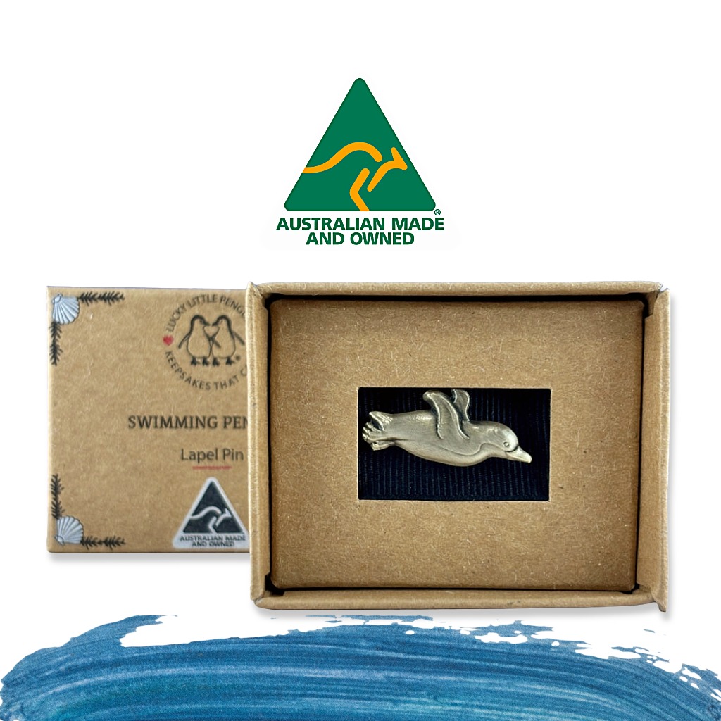 gift boxed penguin pin
