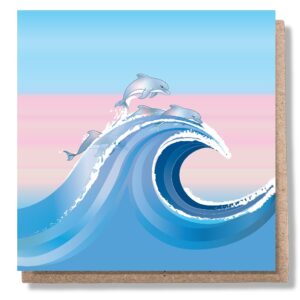 Dolphine wave riders card